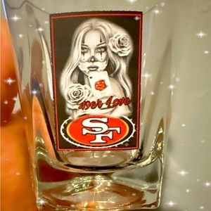 Whiskey Glass with picture design